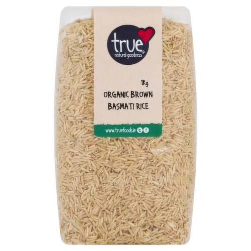 True Natural Goodness Organic Brown Basmati Rice 1kg