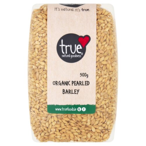 True Natural Goodness Organic Pearled Barley 500g
