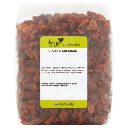 True Natural Goodness Organic Sultanas 500g