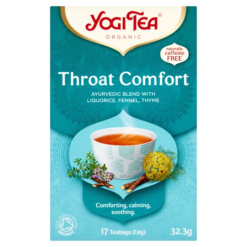 Yogi Tea Organic Throat Comfort Teabags 17 x 1.9g (32.3g)