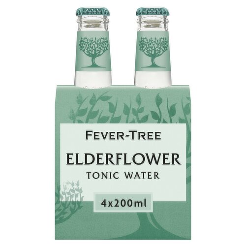 Fever-Tree Elderflower Tonic Water 4 x 200ml