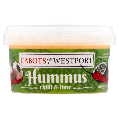 Cabots of Westport Hummus Chilli & Lime 200g