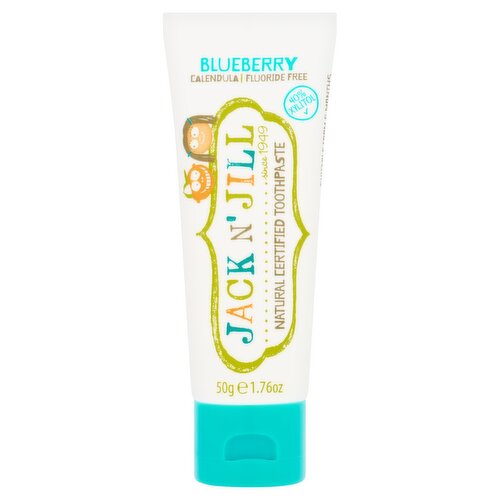 Jack N' Jill Blueberry Natural Certified Toothpaste 50g