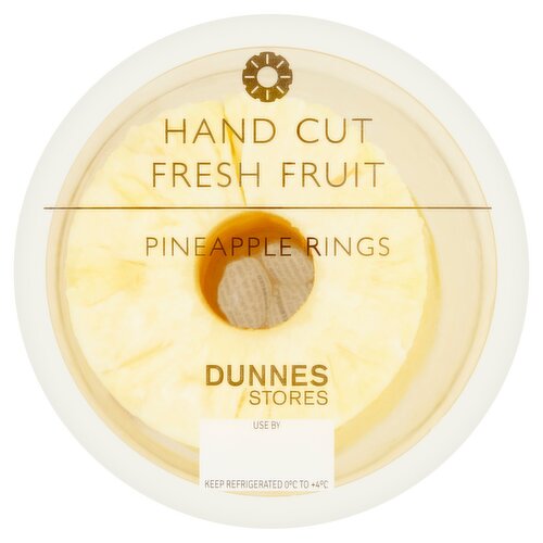 Dunnes Stores Hand Cut Fresh Fruit Pineapple Rings 400g