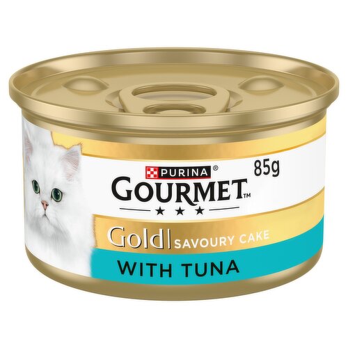 GOURMET Gold Savoury Cake Tuna Wet Cat Food 85g