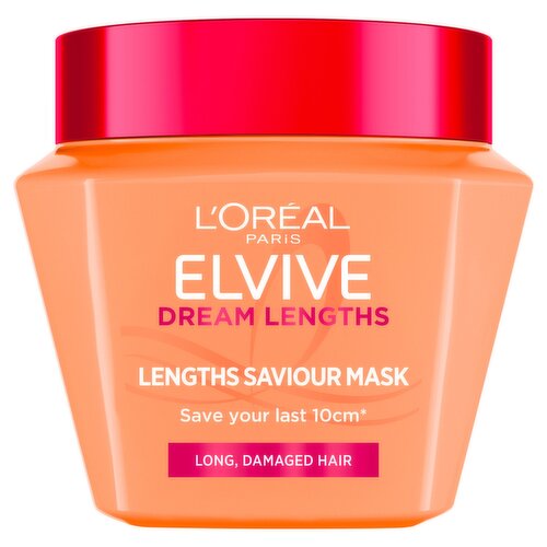 L'Oréal Paris Elvive Dream Lengths Hair Saviour Mask, For Long Damaged Hair, 300ml