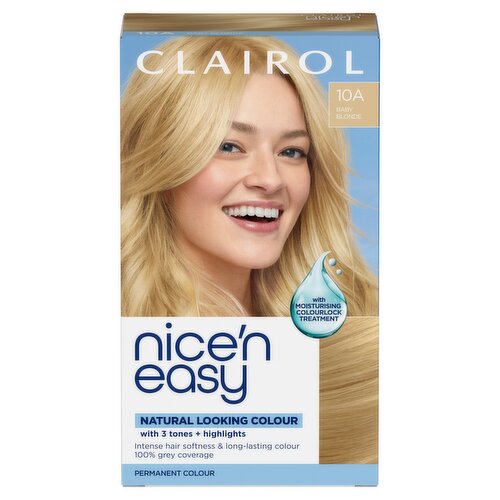 Clairol Nice'n Easy 10A Baby Blonde Permanent Colour