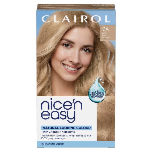 Clairol Nice'n Easy Permanent Hair Dye 9A Light Ash Blonde
