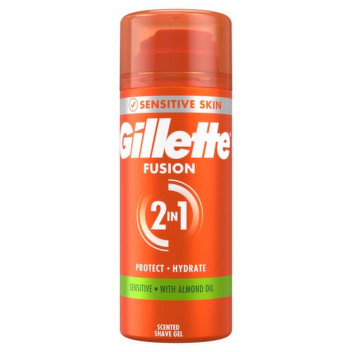 Gillette Fusion Shave Gel Sensitive, 75ml