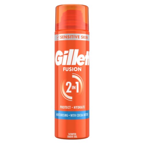 Gillette Fusion Shave Gel Moisturising, 200ml