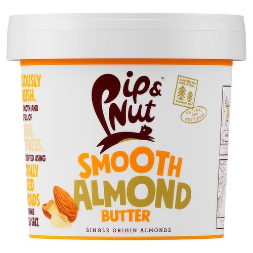 Pip & Nut Smooth Almond Butter 1kg