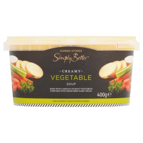Dunnes Stores Simply Better Creamy Vegetable Soup 400g