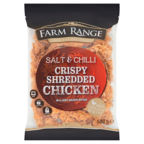 Farm Range Salt And Chilli Crispy Shredded Chicken 500g Dunnes Stores 0172