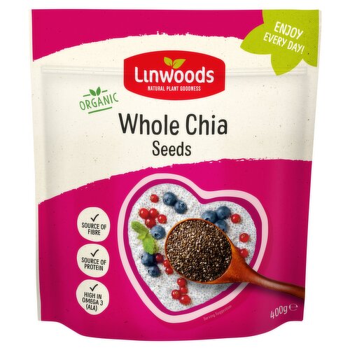 Linwoods Organic Whole Chia Seeds 400g
