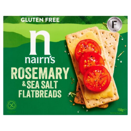 Nairn's Rosemary & Sea Salt Flatbreads 150g