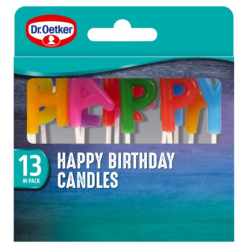 Dr. Oetker Happy Birthday Candles