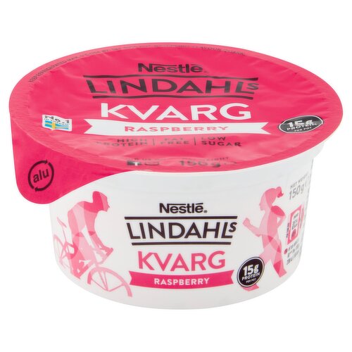 Lindahls Kvarg Raspberry Flavoured 150g