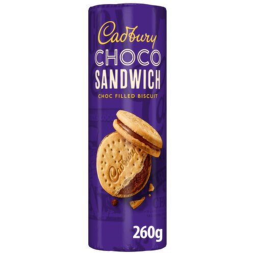 Cadbury Cadbury Choco Sandwich Milk Chocolate Biscuits roll pack 260 g