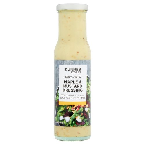 Dunnes Stores Sweet and Tangy Maple & Mustard Dressing 250ml