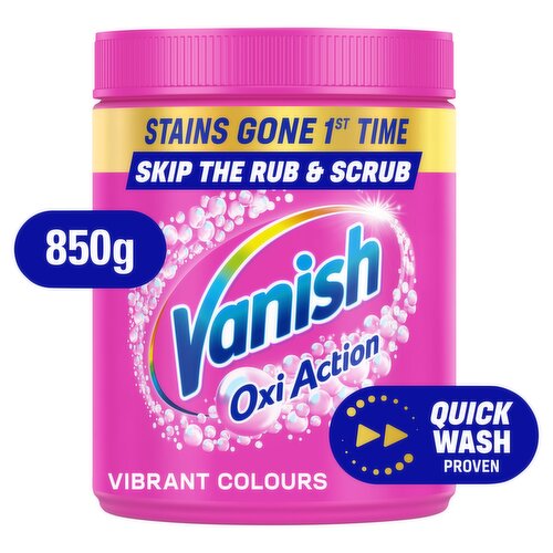 Vanish Gold Oxi Action Stain Remover Powder for clothes 850g