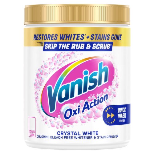 Vanish Gold Crystal White Oxi Action Stain Remover Powder 850g