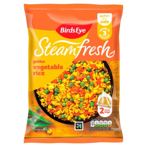 Birds Eye Steamfresh 2 Golden Rice Steam Bags 380g