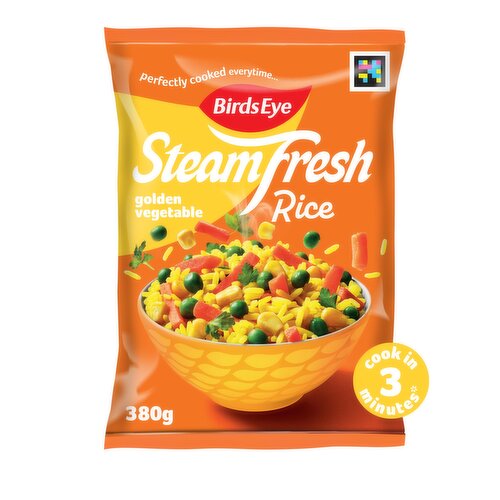 Birds Eye Steamfresh 2 Golden Rice Steam Bags 380g