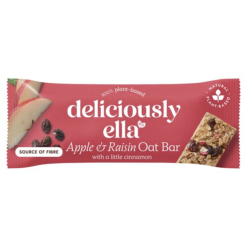 deliciously ella Apple & Raisin Oat Bar 50g