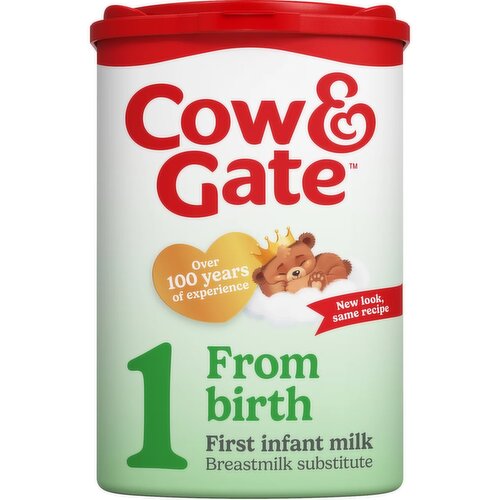 Cow & Gate 1 First Infant Baby Milk Formula Powder, From Birth, 800g ...