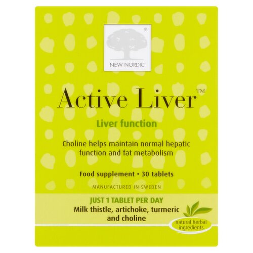 New Nordic Active Liver 30 Tablets 43.2g