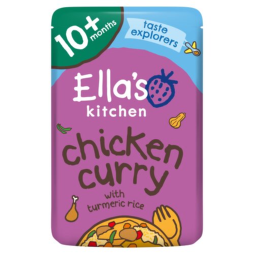 Ella's Kitchen Chicken Curry with Turmeric Rice 10+ Months 190g