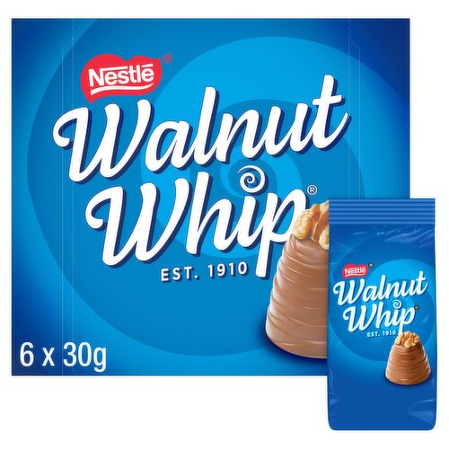 Walnut Whip Milk Chocolate 30g Multipack of 6