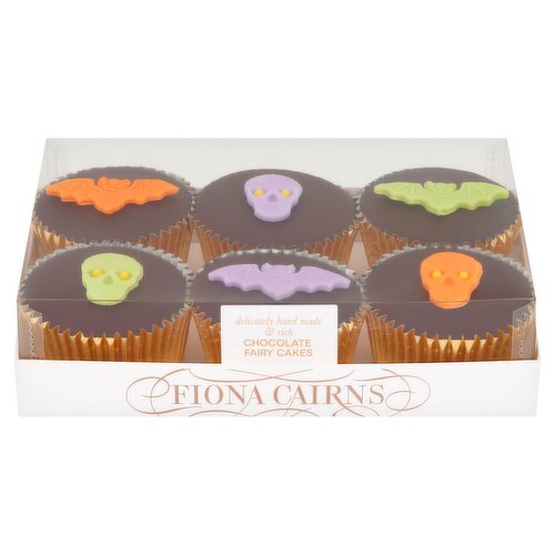 Fiona Cairns Halloween Chocolate Sponge Fairy Cakes