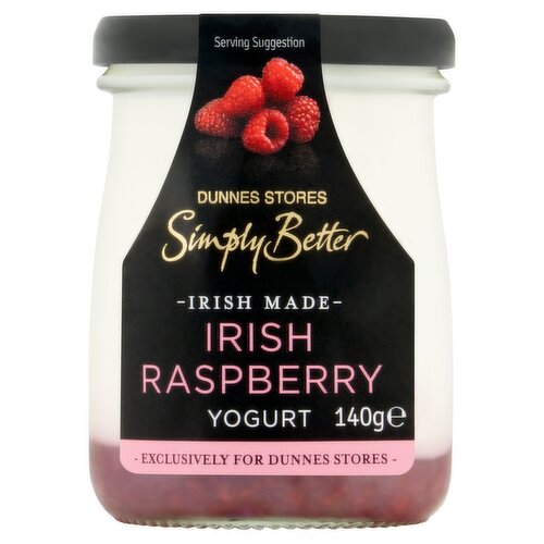 Dunnes Stores Simply Better Irish Raspberry Yogurt 140g