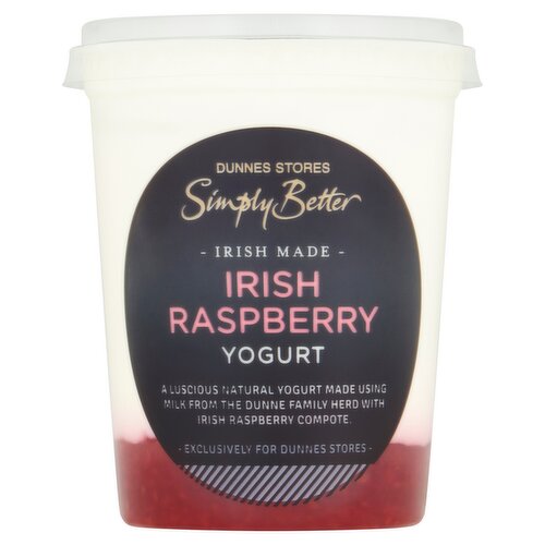 Dunnes Stores Simply Better Irish Raspberry Yogurt 450g