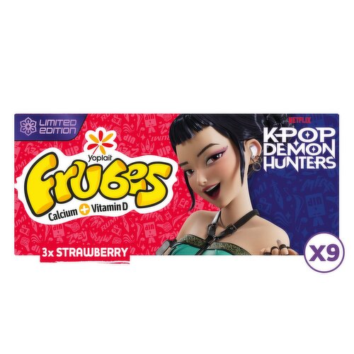 Frubes Kids Strawberry Yoghurt Tubes 9 x 37g
