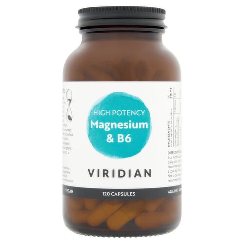 Viridian High Potency Magnesium & B6 120 Capsules