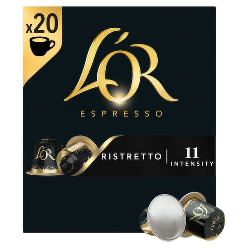 L'OR Espresso Ristretto Coffee Pods X20 Intensity 11
