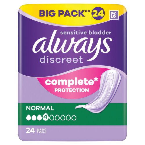 Always Discreet Incontinence Pads Normal
