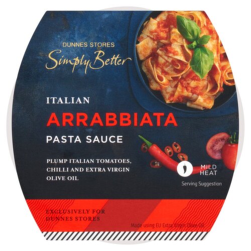 Dunnes Stores Simply Better Italian Arrabbiata Pasta Sauce 250g