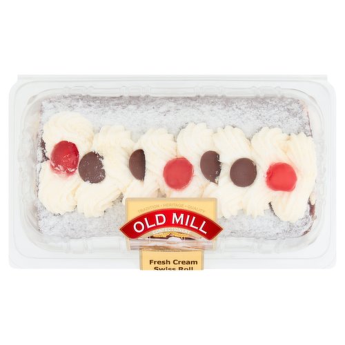 Old Mill Confectionery Fresh Cream Swiss Roll 550g