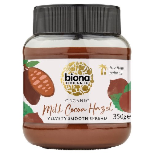 Biona Organic Milk Cocoa Hazel 350g