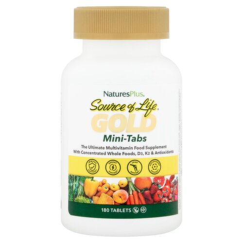NaturesPlus Gold Mini-Tabs 180 Tablets