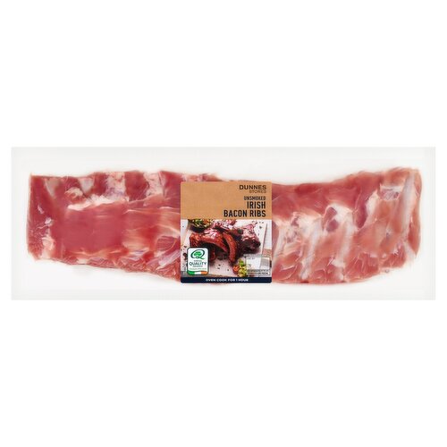 Dunnes Stores Unsmoked Irish Bacon Ribs 500g