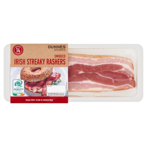 Dunnes Stores 14 Smoked Irish Streaky Rashers 350g