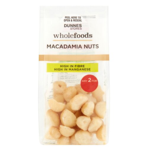 Dunnes Stores Wholefoods Macadamia Nuts 70g