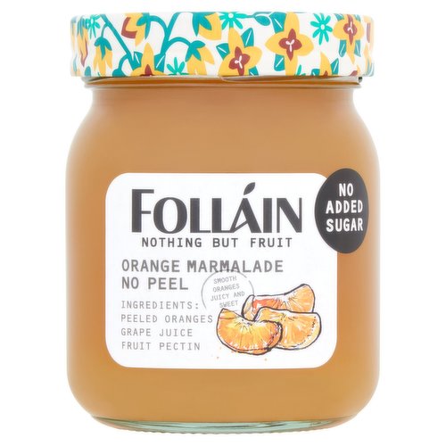 Folláin Nothing But Fruit Orange Marmalade No Peel 340g
