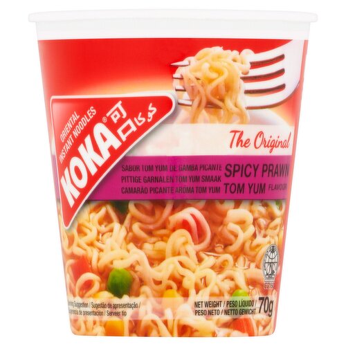 Koka Oriental Instant Noodles The Original Spicy Prawn Tom Yum Flavour 70g