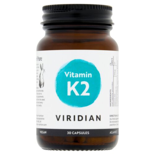 Viridian Vitamin K2 30 Capsules