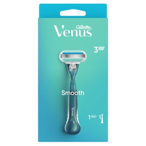 Gillette Venus Smooth Women’s Razor with 1 Refill Blades Cartridges
